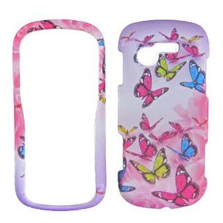 Rose Butterfly Samsung Sgh s425g Tracfone/net10 Straight Talk Evergeen Slider: Cell Phones & Accessories