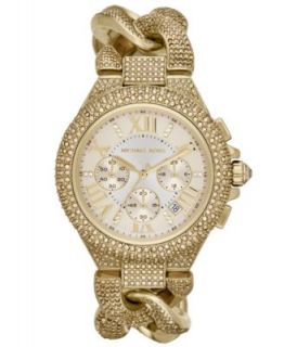 Michael Kors Womens Chronograph Runway Twist Gold Ion Plated Stainless Steel Bracelet Watch 38mm MK3131   Watches   Jewelry & Watches