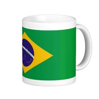 Mug with Flag of  Brazil