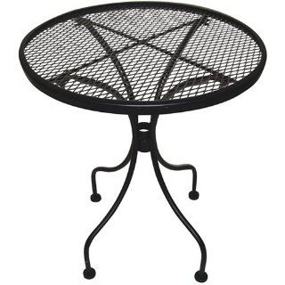 DC America WIT118 Charleston Wrought Iron End Table : Patio Tables : Patio, Lawn & Garden