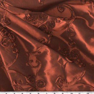 118'' Wide Extra Wide Iridescent Taffeta Ribbon Cinnabar Fabric By The Yard