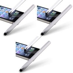 Silver Metal Stylus for Apple iPhone/ iPod/ iPad (Pack of 3) BasAcc Cases & Holders