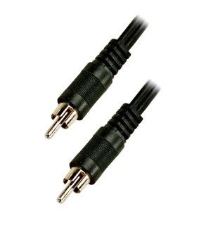 Vanco AC113M25X Nickel Plated RCA Male Plug to RCA Male Plug Cable (25 Feet): Electronics