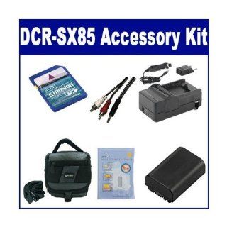 Sony DCR SX85 Camcorder Accessory Kit includes: SDM 109 Charger, KSD2GB Memory Card, SDC 27 Case, ZELCKSG Care & Cleaning, SDNPFV50NEW Battery, AVCable AV & HDMI Cable : Camera & Photo
