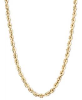 14k Gold Necklace, 18 Seamless Rope   Necklaces   Jewelry & Watches