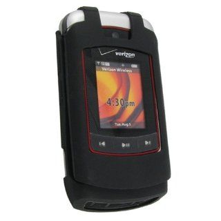 Silicone Skin Case for Motorola Adventure V750, Black: Electronics