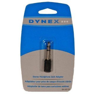 Dynex DX AD109 1/4 1/8in Stereo Headphone Jack Adapter: Electronics
