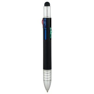 Monteverde S 107 5 In 1 Ballpoint Pen with Top Stylus, Black : Ballpoint Stick Pens : Office Products