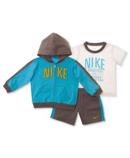 Nike Baby Boy 3 Piece Tee, Jacket & Shorts Set   Kids