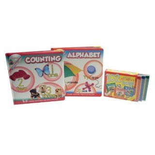 Twin Sisters Alphabet/Counting Padded Board Book Set : Crib Bedding : Baby