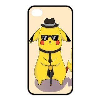 Mystic Zone Pikachu iPhone 4 Case for iPhone 4/4S Cover Japanese Classic Cartoon Fits Case KEK1360 Cell Phones & Accessories