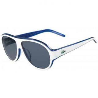 LACOSTE Sunglasses L644S 105 White 59MM: Clothing