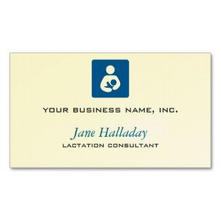 Breastfeeding / Nursing Icon Business Card Template