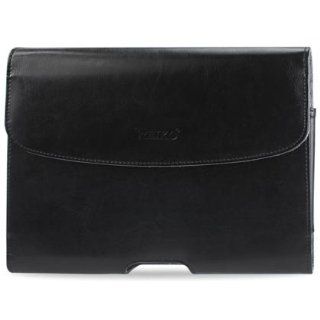 Reiko Premium Horizontal Tablet Pouch with Black Horse Skin Pattern for All iPad (HP102C iPad 3PLBK01): Computers & Accessories