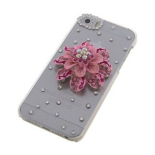 KCASE Luxury Diamond Bling Rhinestone Crystal Hard Back Case Cover For Apple iPhone 5 5G 5S Cell Phones & Accessories