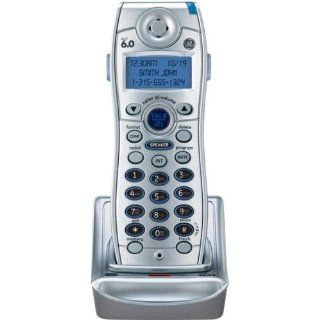 GE Dect 6.0 Digital Black 2 Line Cordless Single Handset Phone with Answering System (28165FE1) : Two Line Telephone : Electronics
