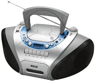 RCA RCD110 Boombox (CD Player, AM/FM Radio, Cassette) : MP3 Players & Accessories
