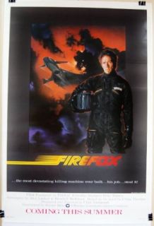1982 Clint Eastwood in FIREFOX Original Rolled 27x41" Movie Poster: Entertainment Collectibles