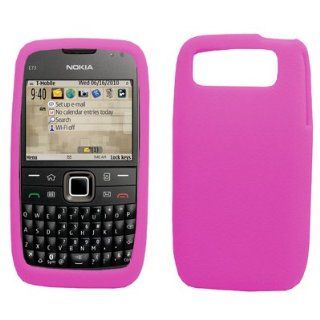 EMPIRE Hot Pink Silicone Skin Case Cover for T Mobile Nokia E73 Mode: Cell Phones & Accessories