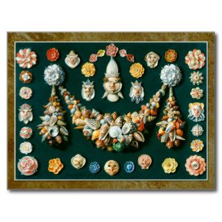 Festoons, Shell Masks and Rosettes Postcards