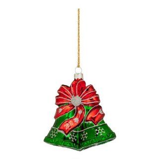 Marquis by Waterford Holiday Bells Blown Glass Ornament   Waterford: Kitchen & Dining