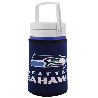 NFL Coleman Seattle Seahawks Half Gallon Jug with Navy Blue Team Logo Cooler Koozie : Sports & Outdoors