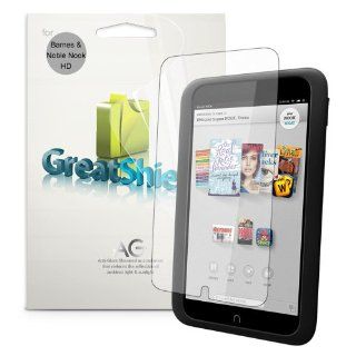GreatShield Ultra Anti Glare (Matte) Clear Screen Protector Film for Barnes & Noble NOOK HD 7" Tablet (3 Pack): Computers & Accessories