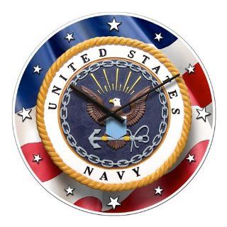 Shop The United States Navy Patriot Wall Clock at the  Home Dcor Store. Find the latest styles with the lowest prices from Bulova