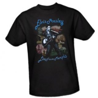 "Live From Memphis"    Elvis Presley Youth T Shirt: Clothing