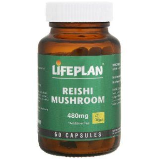 Lifeplan Reishi Mushroom 480mg 60 Capsules: Health & Personal Care