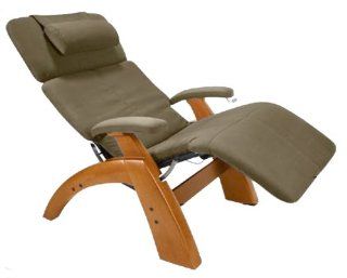 Human Touch Perfect Chair, Electric Base, with Folding Footrest ln Maple with a Sage Micro Suede Cover: Health & Personal Care