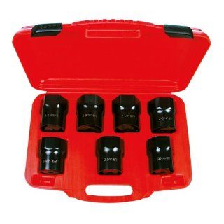 AMPRO T75773 Wheel Bearing Locknut Socket Set, 7 Piece