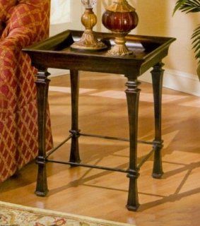 Shop Leather Inset Top End Table at the  Furniture Store. Find the latest styles with the lowest prices from Furniture on the Web