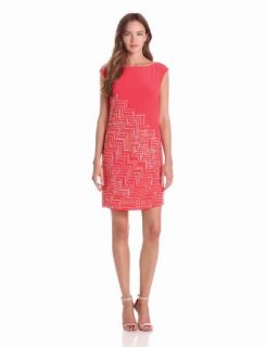 Trina Turk Women's Acoustic Sequin Trim Dress, Spark, 0 at  Womens Clothing store: