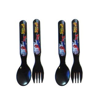 SPIDERMAN SPECTACULAR FLATWARE ANIMATED SERIES: Toys & Games