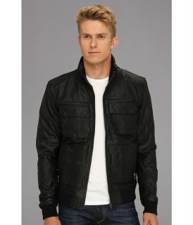 Zanerobe Buck Leather Jacket Mens Jacket (Black)