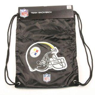 Pittsburgh Steelers Officially Licensed Cinch Shoe/Book Bag   Black: Sports & Outdoors