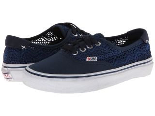 BOBS from SKECHERS Bobs The Menace Womens Lace up casual Shoes (Navy)