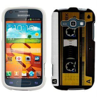 Samsung Galaxy Ring Retro Gold and Black Cassette Tape Case: Cell Phones & Accessories