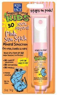 Kiss My Face Sun Stick Kids Pink SPF#30 .5 oz. : Training Swim Fins : Beauty