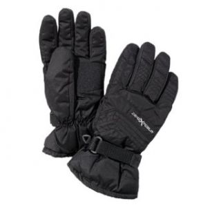 ZeroXposur Womens Thinsulate Lined "All Conditions" Ski Gloves   Black   Size S/M: Clothing