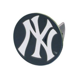 New York Yankees Logo Trailer Hitch Cover : Sports Fan Trailer Hitch Covers : Sports & Outdoors