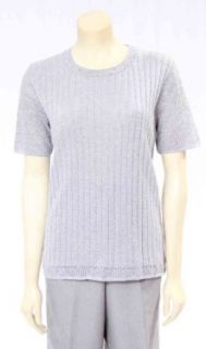 Sweater in Greylrx By Alfred Dunner (M) at  Womens Clothing store: Pullover Sweaters