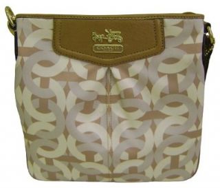 Coach Swingpack Crossbody Messenger Bag 43316 Cream Multi Shoes