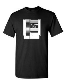 Blow Me Video Game Adult T Shirt Tee: Clothing