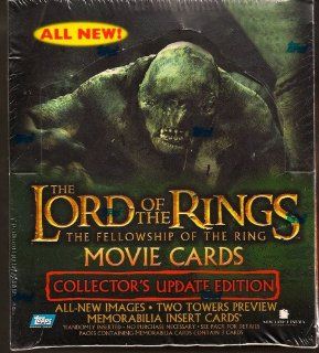 The Lord of the Rings: The Fellowship of the Ring Movie Card Box   Collector Update Edition   36 Packs: Toys & Games