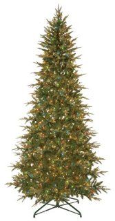 GKI Bethlehem Lighting Frasier 7 1/2 Foot Slim Christmas Tree Prelit with Multi Colored Lights  