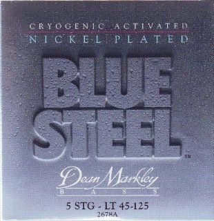 Dean Markley Bass Blue Steel NPS 5 String Light, .045   .125, 2678A: Musical Instruments