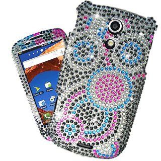 Premium Full Rhinestone Diamonds Color Circles Design Skin Case Cover For Samsung Epic 4G D700 Cell Phones & Accessories