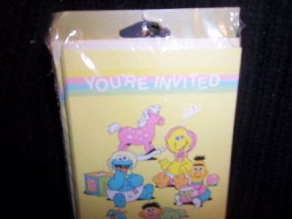 Sesame Street Babies Party Invitations Retro 80's: Toys & Games